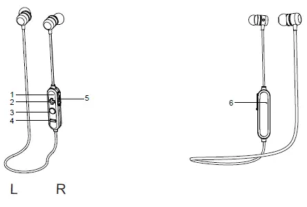 Gem Group Brooks Bluetooth Earbuds fig 1