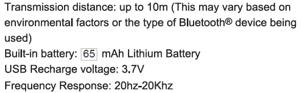Gem Group Brooks Bluetooth Earbuds fig 2