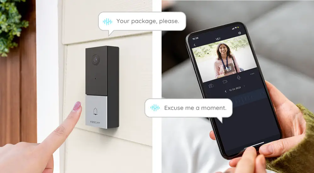 Foscam Vd1 4mp Dual Band Wifi Video Doorbell Installation Guide