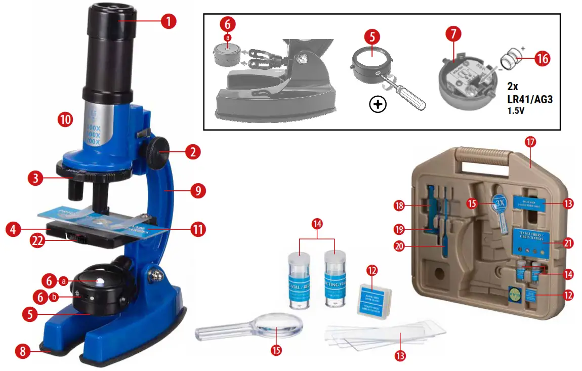 BRESSER 9203300 University Of Oxford Childrens Microscope Set - fig