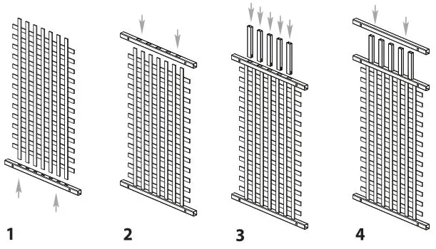 vita Fairfield Grande Arbor - Assemble the Side Panels