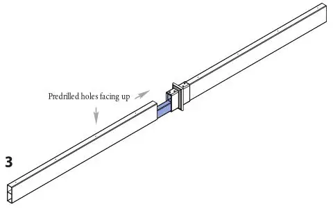 vita Fairfield Grande Arbor - Slide a second beam coupler