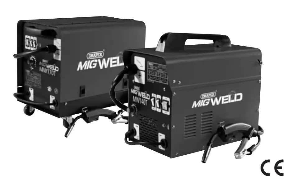DRAPER 71091 230V Gas and Gasless Mig Welders - Cover