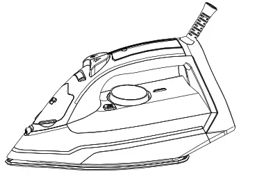 Nero 450 Steam Dry Iron Non Stick Auto Off