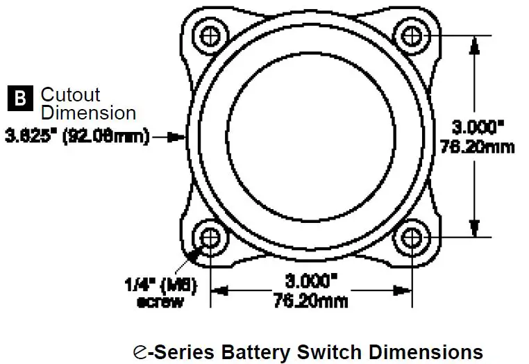 BLUE SEA SYSTEMS E-Series 5511E Dual Circuit Plus Battery Switch-2