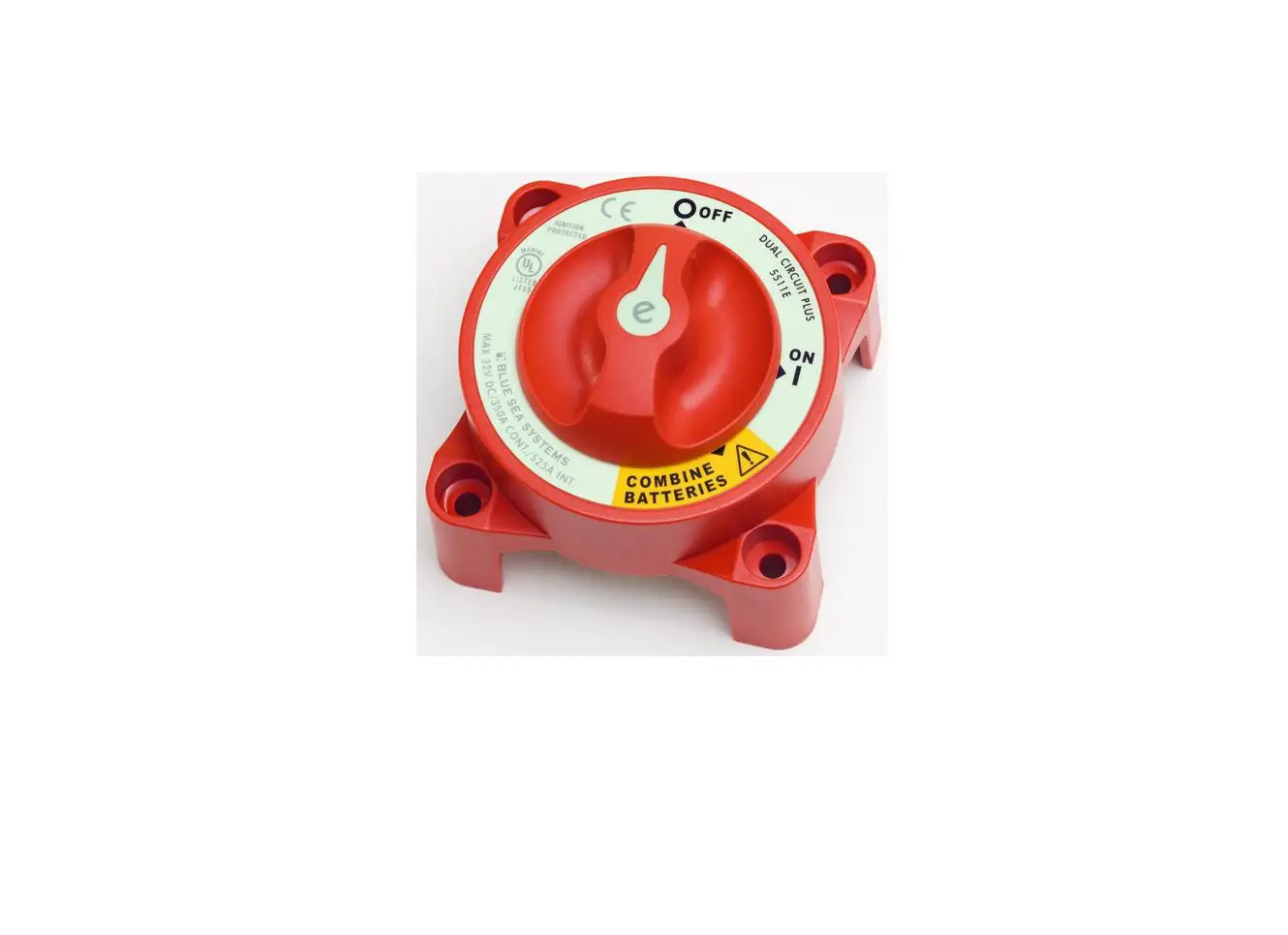 Blue Sea Systems E-series 5511e Dual Circuit Plus Battery Switch Instruction Manual