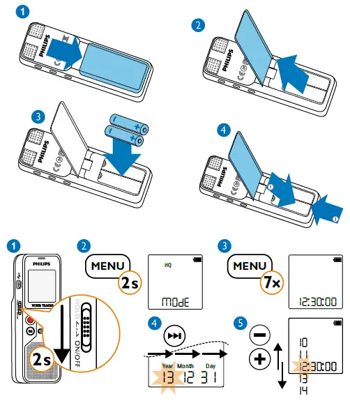PHILIPS DVT1120 VoiceTracer FIG 4