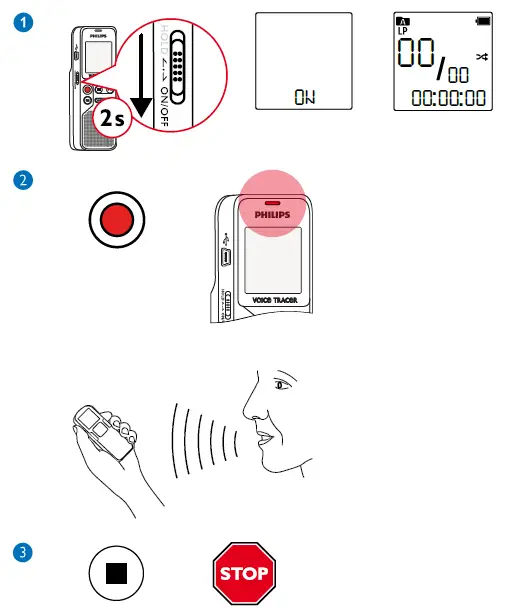 PHILIPS DVT1120 VoiceTracer FIG 5