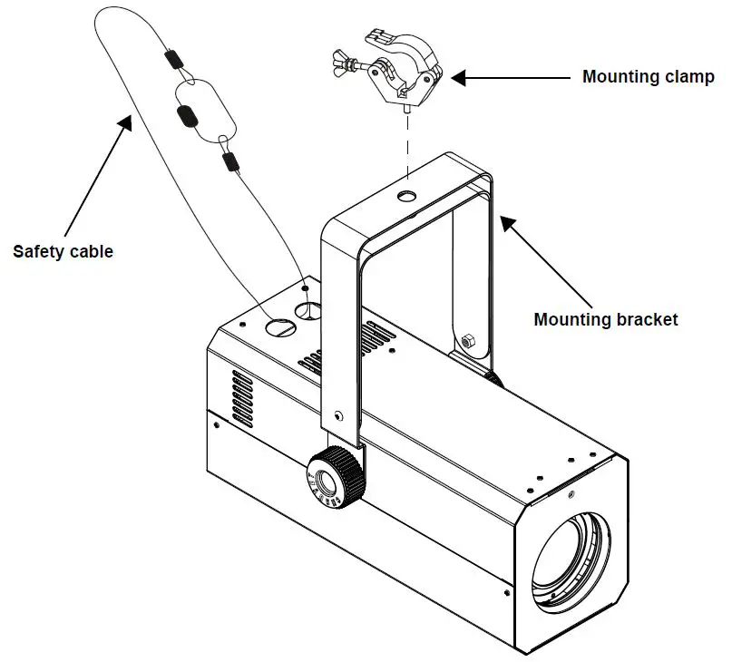 CHAUVET DJ Gobo Zoom 2 High-Powered Custom Gobo Projector 4