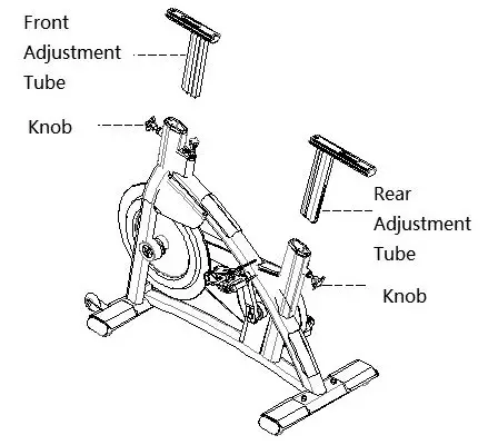 FRENCH FITNESS FF MIC4 Magnetic Indoor Commercial Cycle- Step 3
