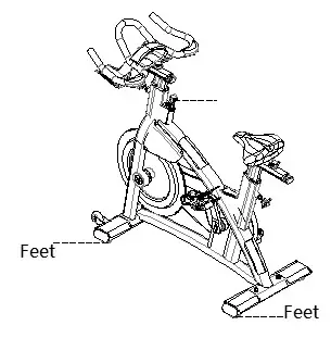 FRENCH FITNESS FF MIC4 Magnetic Indoor Commercial Cycle- Step 5
