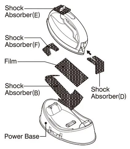 Panasonic NI QL1000 Cordless Steam Iron- Cover Case