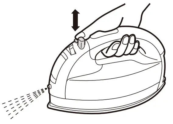 Panasonic NI QL1000 Cordless Steam Iron- Spray