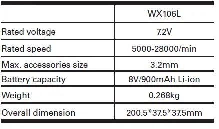 WORX WX106L 8V Cordless Rotary Tool-4