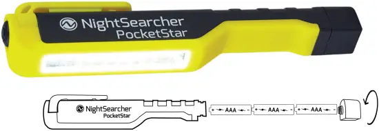 NightSearcher NSPOCKETSTAR LED Inspection Lamp