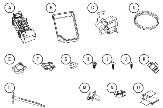 VISSANI MD1821IM Plastic Ice Maker - ACCESSORIES