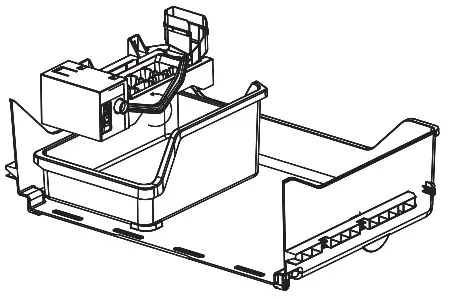 VISSANI MD1821IM Plastic Ice Maker - drawers