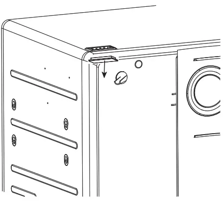 VISSANI MD1821IM Plastic Ice Maker - inner