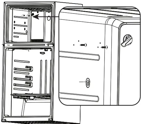 VISSANI MD1821IM Plastic Ice Maker - screws