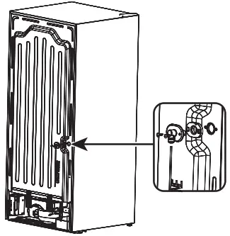 VISSANI MD1821IM Plastic Ice Maker - water