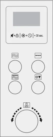 SEVERIN MW 7760 Microwave Oven - Control panel detail