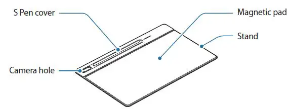 SAMSUNG EF-DT870 Galaxy Tab S7 Book Cover Keyboard-1