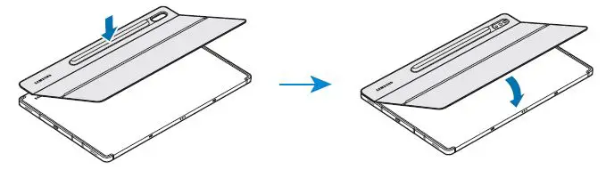 SAMSUNG EF-DT870 Galaxy Tab S7 Book Cover Keyboard-3