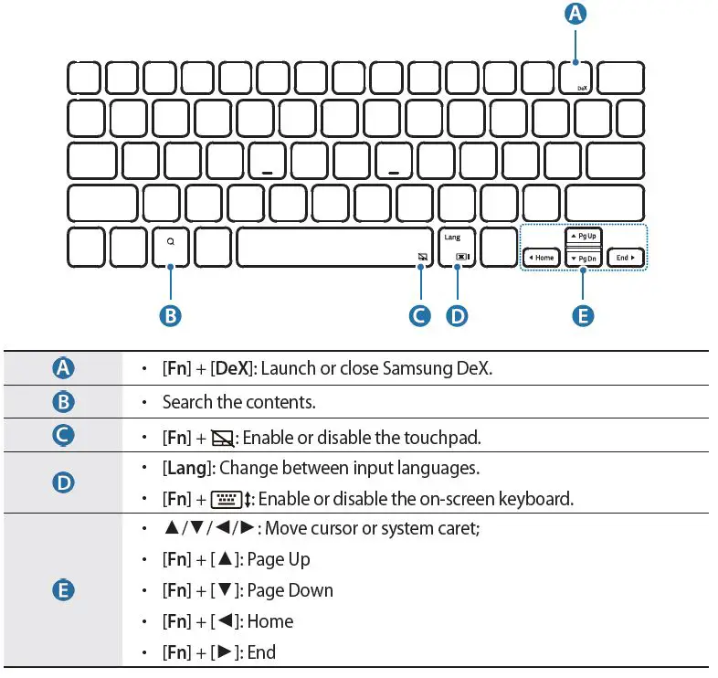 SAMSUNG EF-DT870 Galaxy Tab S7 Book Cover Keyboard-6