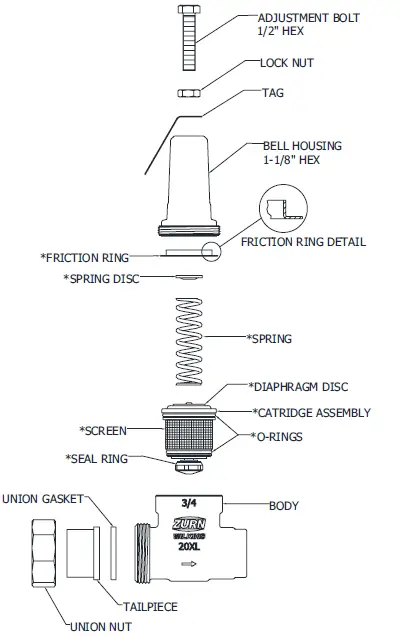 ZURN-20XL-Pressure-Reducing-Valve-Fig1
