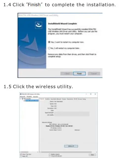 Shenzhenshi Jiujiadianzishangwuyouxiangongsi WIRELSSAC1200 Wireless USB Adapter Installation Guide - Driver Installation