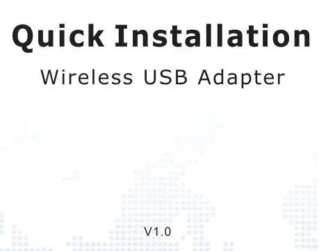 Shenzhenshi Jiujiadianzishangwuyouxiangongsi WIRELSSAC1200 Wireless USB Adapter Installation Guide