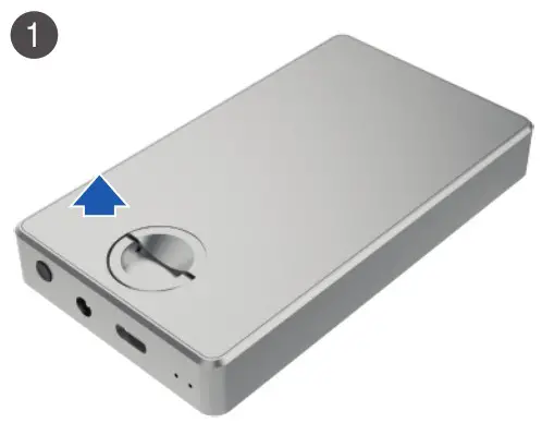 SABRENT EC-T3DN Rugged ThunderBolt 3 To NVMe M.2 SSD Tool-Free Dual Enclosure - DISK INSTALLATION 1