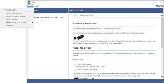 Connecting to uPyxis® Desktop App