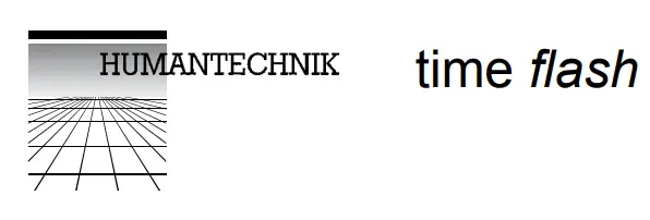 HUMANTECHNIK A-3140-0 Time Flash Alarm Clock Instruction Manual