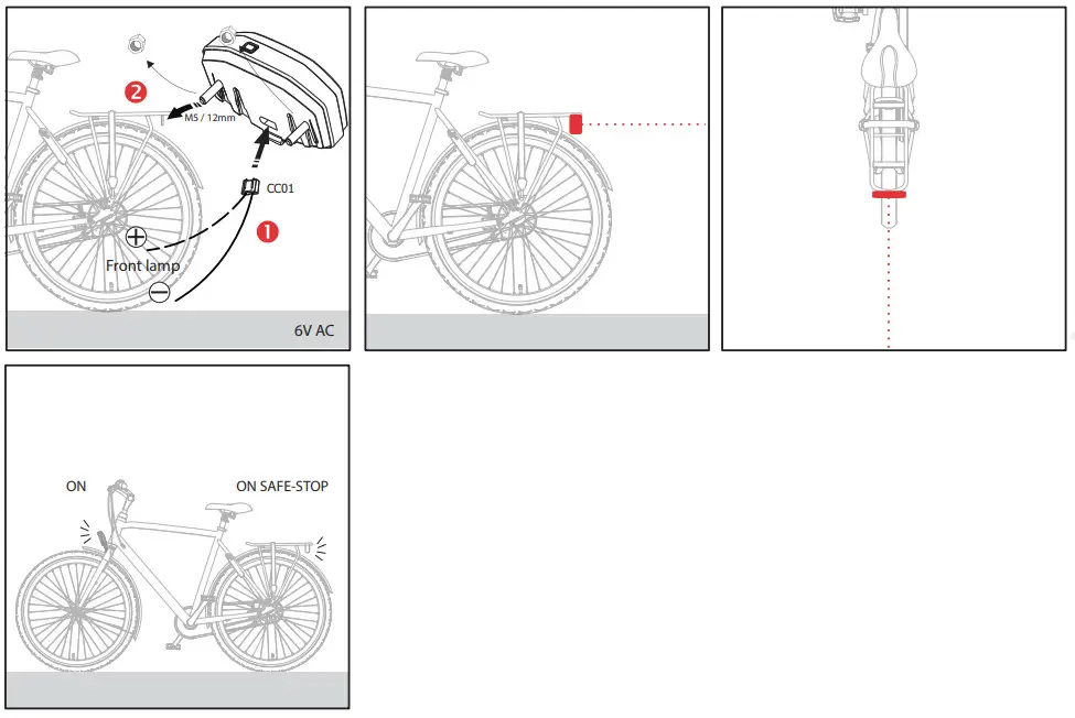 spanninga 416976 Lineo Dynamo Safe Stop Lights
