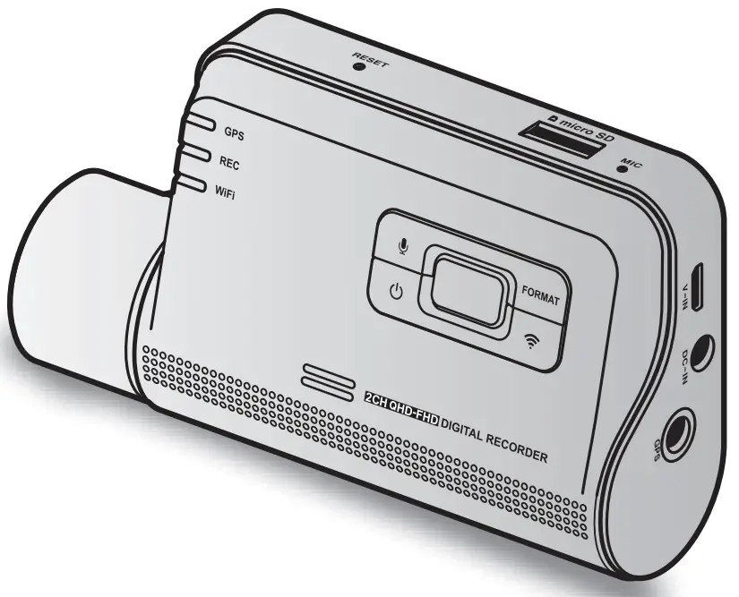 THINKWARE Q800 Pro WiFi Dash Cam-