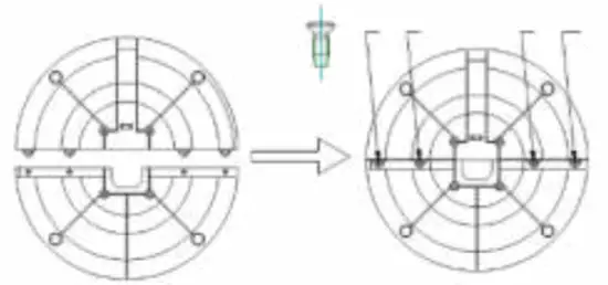 moa TF1B Tower Fan - bottom plates