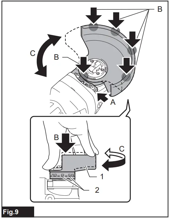 makita-DGA520-Cordless-Angle-Grinder-9