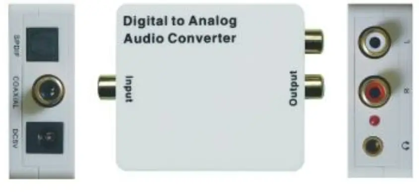 OREI DA21 Digital to Analog Audio Converter - FIG
