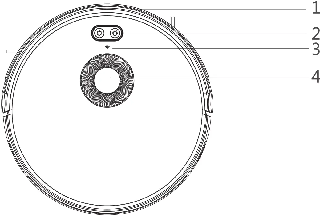 Shenzhen 2020X580S6 ROBOTIC VACUUM CLEANER - Main Body