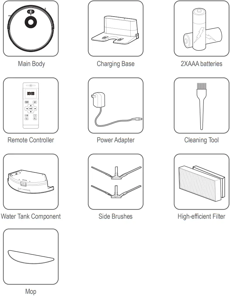 Shenzhen 2020X580S6 ROBOTIC VACUUM CLEANER - Parts