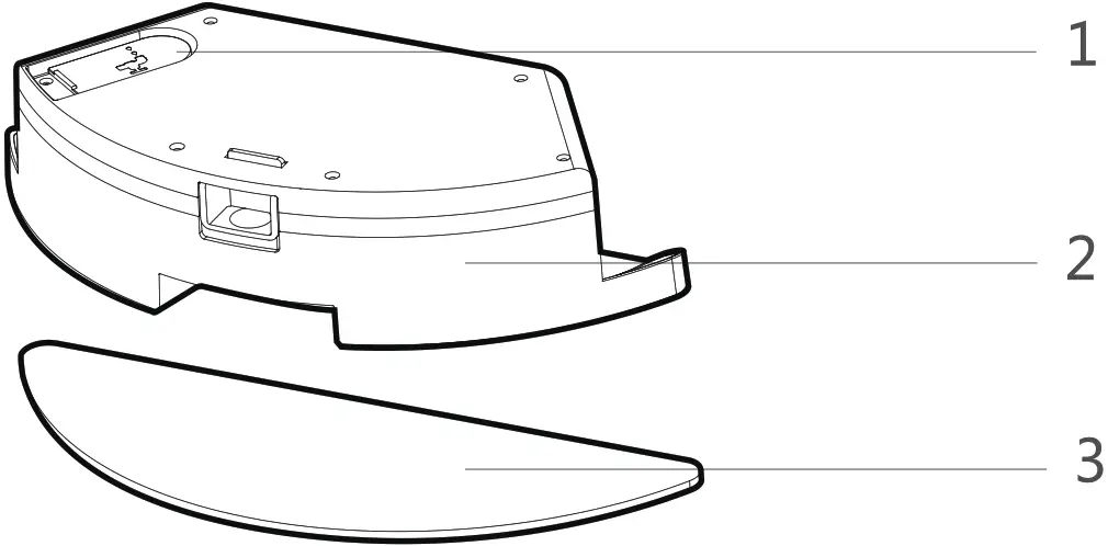 Shenzhen 2020X580S6 ROBOTIC VACUUM CLEANER - Water Tank