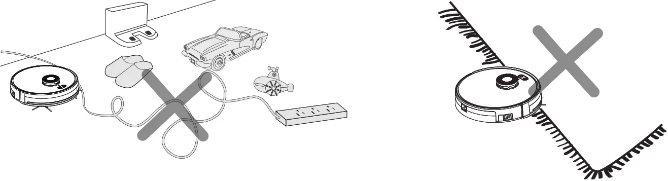 Shenzhen 2020X580S6 ROBOTIC VACUUM CLEANER - attention to remove sundries