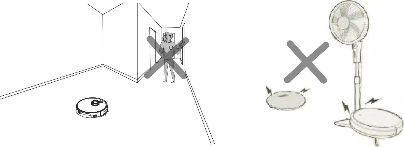 Shenzhen 2020X580S6 ROBOTIC VACUUM CLEANER - do not stand in narrow