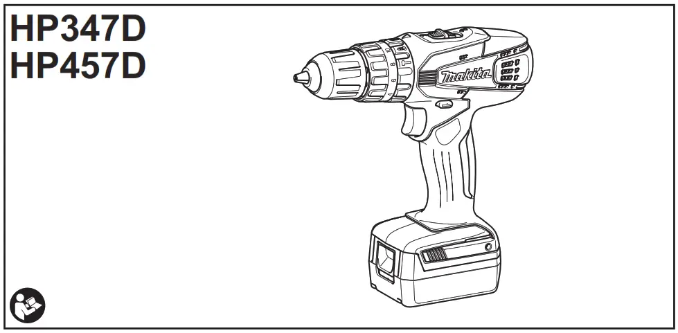 makita HP347D Cordless Hammer Driver Drill