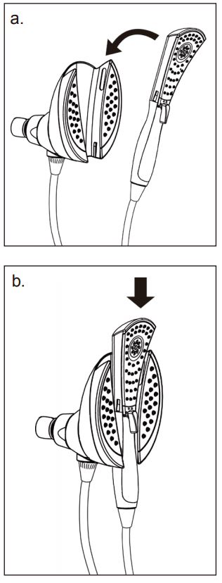 DELTA in2ition Shower Installation Guide - Insert Hand Shower into Shower Head