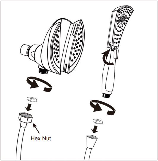 DELTA in2ition Shower Installation Guide - Install Hand Shower