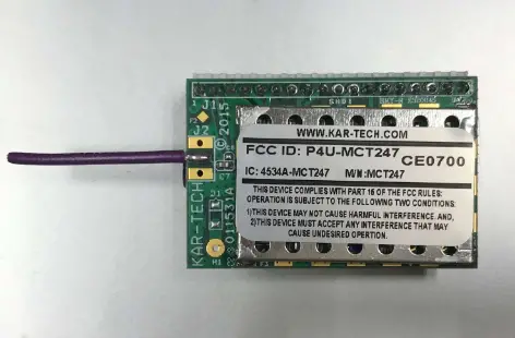 KAR TECH MCT247 2 4GHz Modular Transceiver - Fig