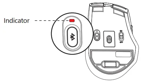 A4TECH FB35C FASTLER Dual Mode Rechargeable Silent Click Wireless Mouse - LOW BATTERY