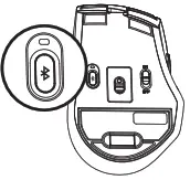 A4TECH FB35C FASTLER Dual Mode Rechargeable Silent Click Wireless Mouse - mouse